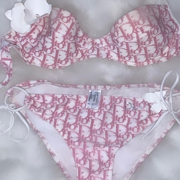 dior bikini pink